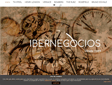 Tablet Screenshot of ibernegocios.com